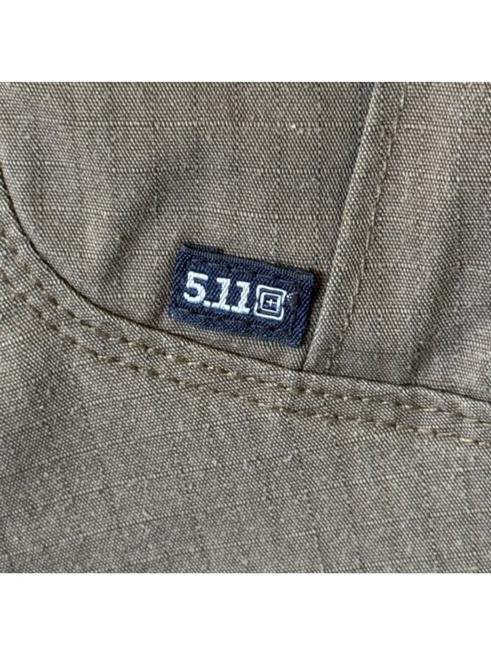 5.11 Tactical Men's Pants 34 x32 Ripstop Cargo Dark Khaki Design Multi-Pocket - Picture 6 of 15